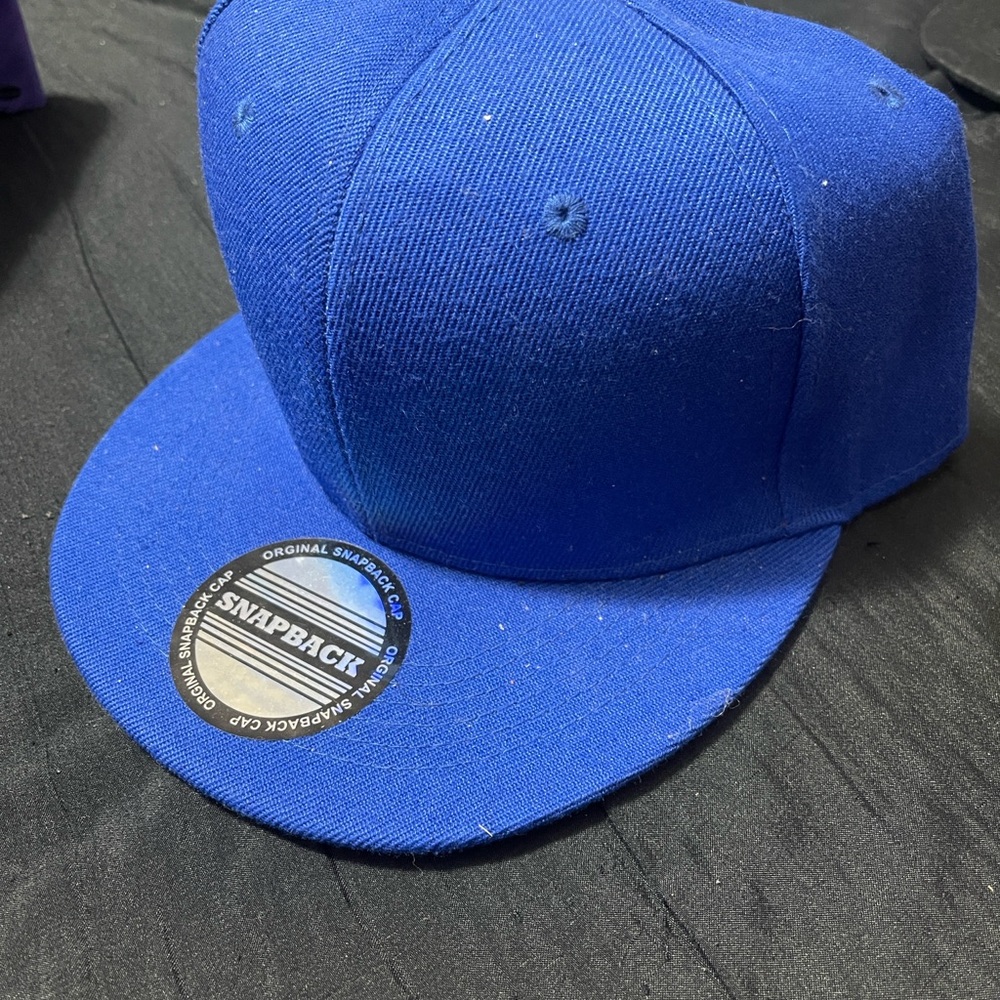 Blue Snapback Cap